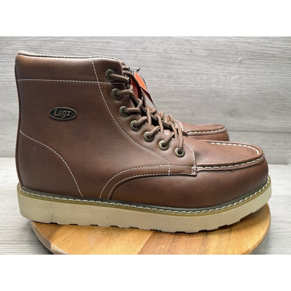 Lugz Chukka Boots Brown/Cream. Men’s 12